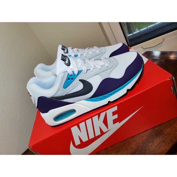 Nike Air Max Correlate (White/Purple/Turquoise) Women's sz 6.5 [New with Box] - Picture 4 of 12